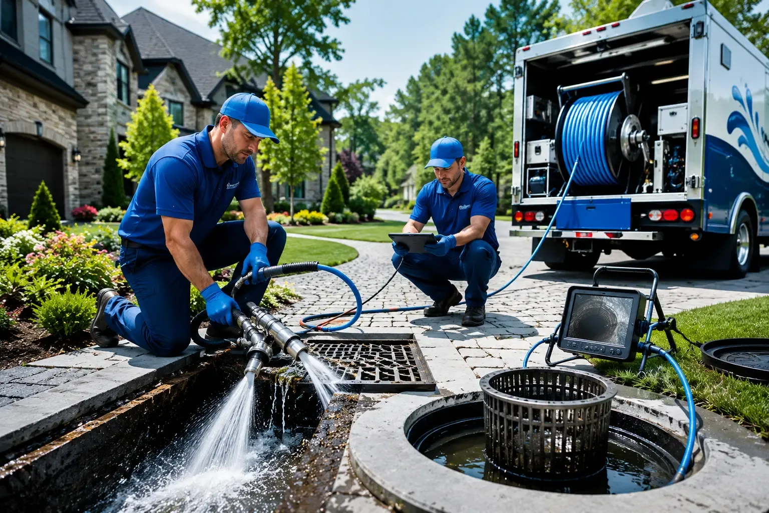 Local outdoor drain cleaning professionals in Davy, WV
