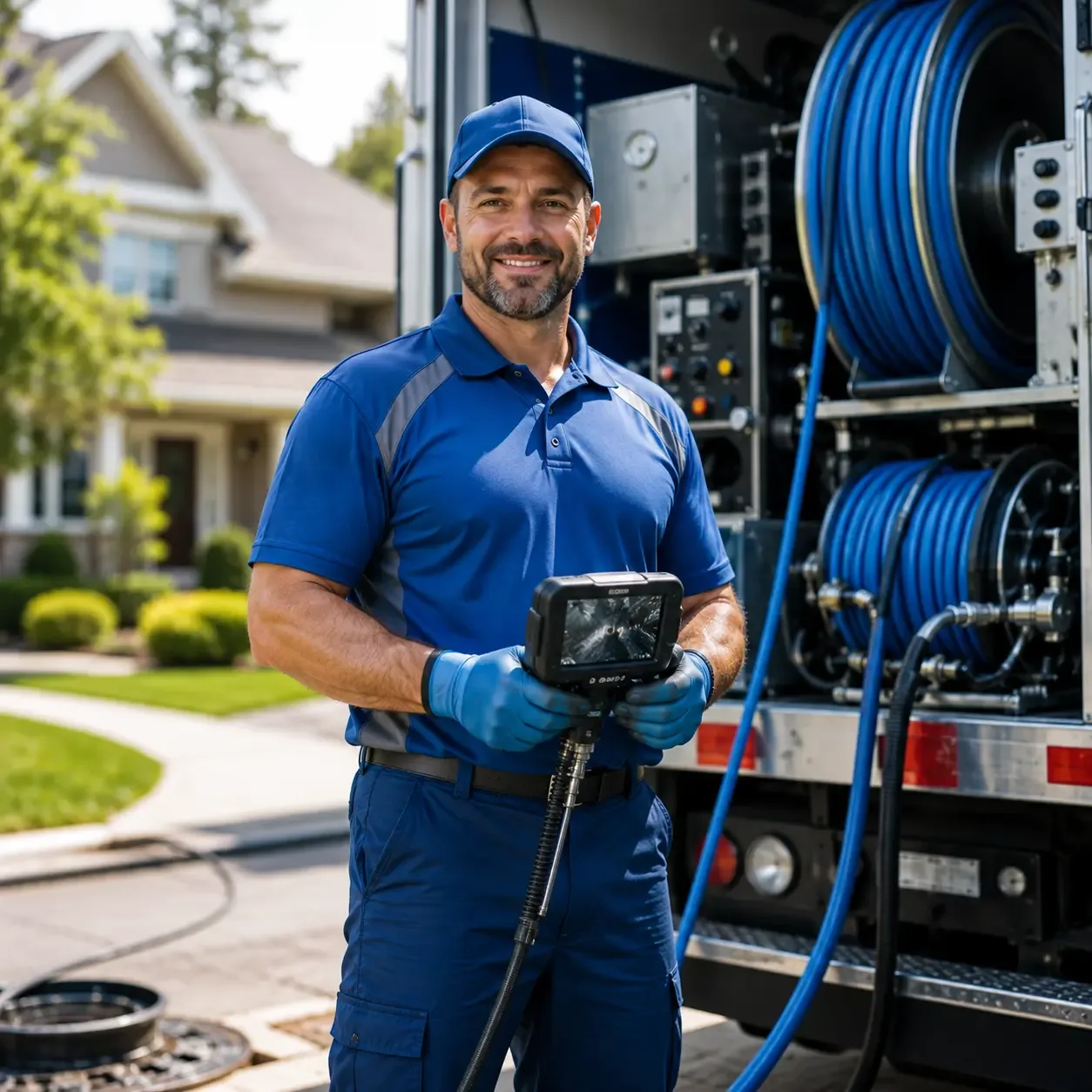 Local outdoor drain cleaning specialists in Davy, WV